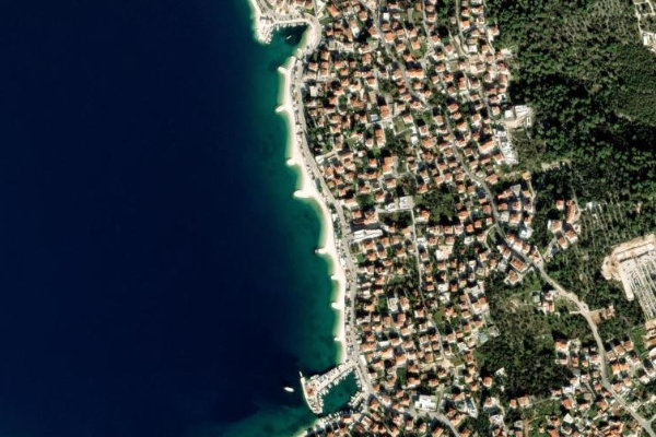 Immagine satellitare dei dintorni di Tudor