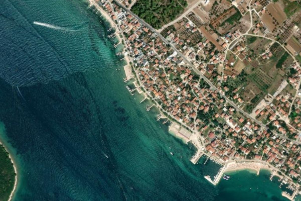 Immagine satellitare dei dintorni di Turanj