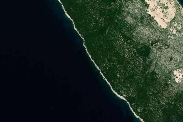 Immagine satellitare dei dintorni di Barbat