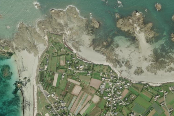 Immagine satellitare dei dintorni di Plage du Prat