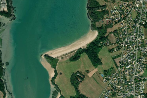 Immagine satellitare dei dintorni di Plage du Vauvert