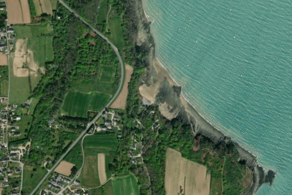 Immagine satellitare dei dintorni di Plage de Port Briac