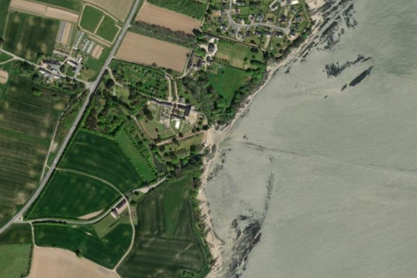 Immagine satellitare dei dintorni di Plage de Porcon
