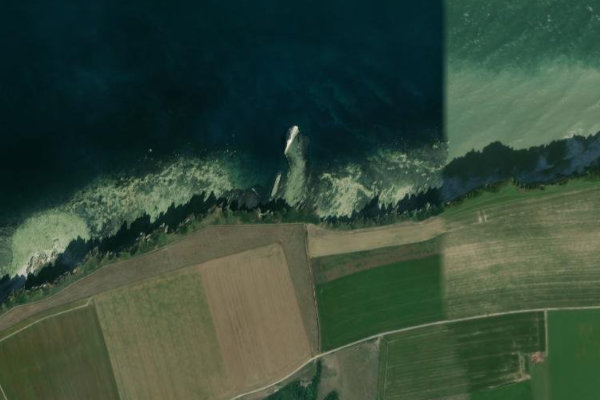 Immagine satellitare dei dintorni di Roc Vaudieu
