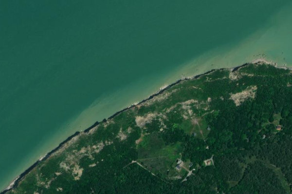 Immagine satellitare dei dintorni di Phare d'Ailly