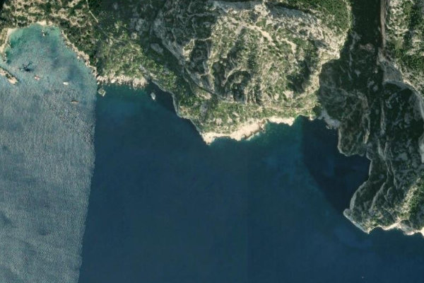 Immagine satellitare dei dintorni di La Lèque