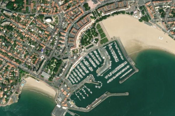 Immagine satellitare dei dintorni di Port de Royan