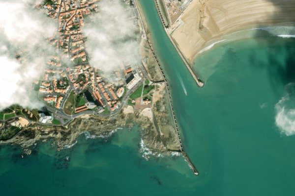 Immagine satellitare dei dintorni di Chemin de Halage