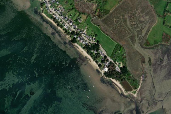 Immagine satellitare dei dintorni di Plage du Ruello
