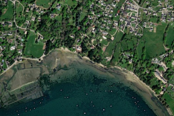 Immagine satellitare dei dintorni di Anse Jeannine
