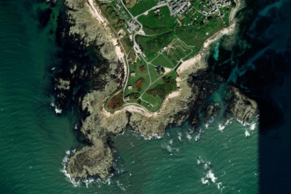 Immagine satellitare dei dintorni di Pointe de Gâvres