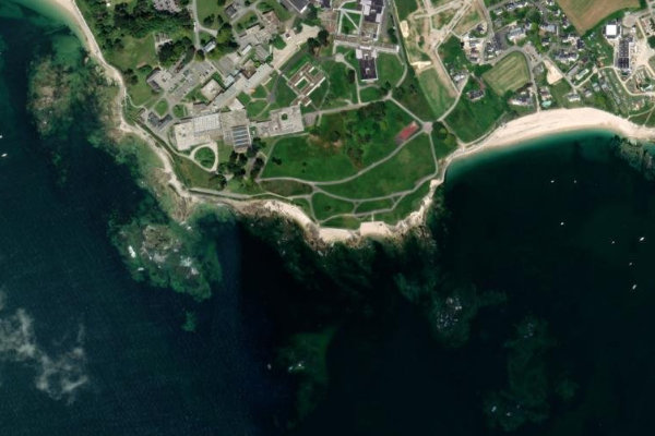 Immagine satellitare dei dintorni di Le Château