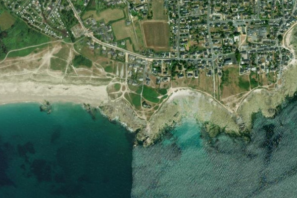 Immagine satellitare dei dintorni di Pointe du Goudoul