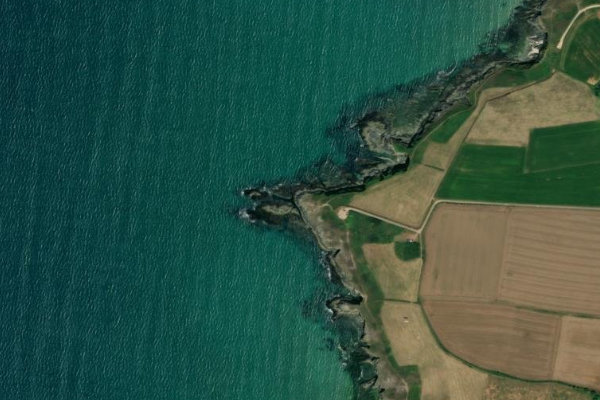 Immagine satellitare dei dintorni di Pointe de Tréfeuntec