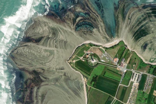 Immagine satellitare dei dintorni di Pointe de Chassiron