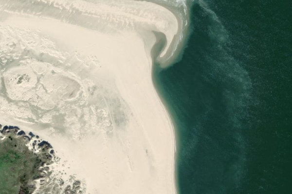 Immagine satellitare dei dintorni di Baltrum