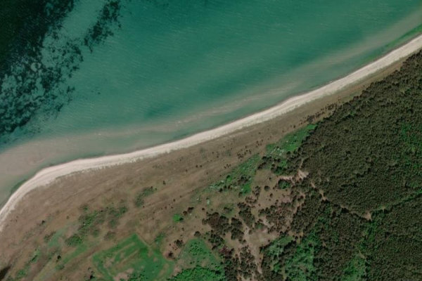 Immagine satellitare dei dintorni di Bug