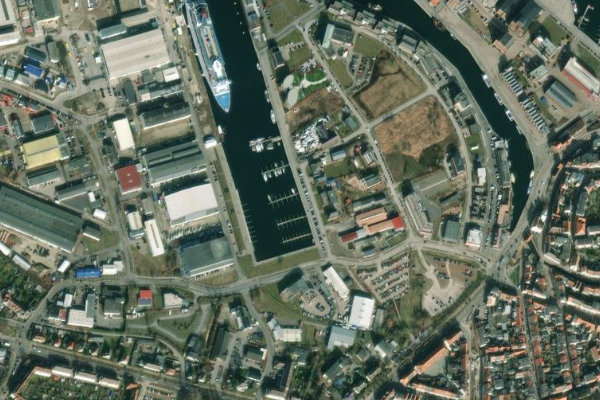 Immagine satellitare dei dintorni di Altstadt