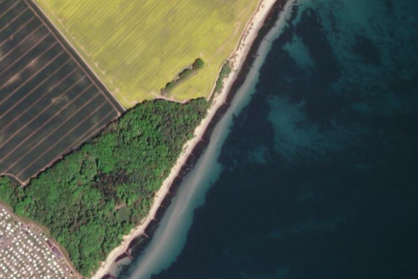Immagine satellitare dei dintorni di Bliesdorf - Strand