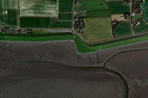Immagine satellitare dei dintorni di Altendeich