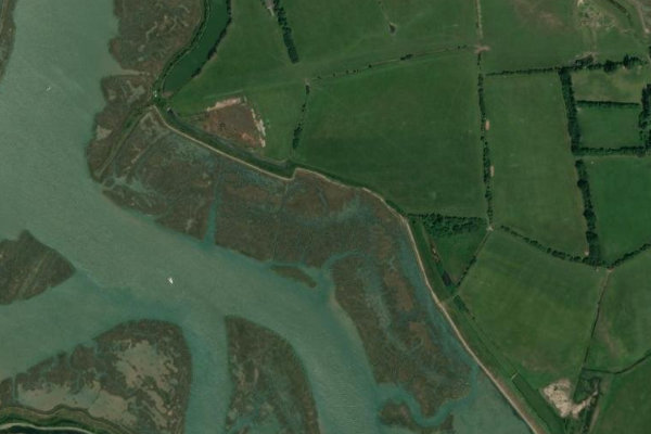 Immagine satellitare dei dintorni di Furze Bay