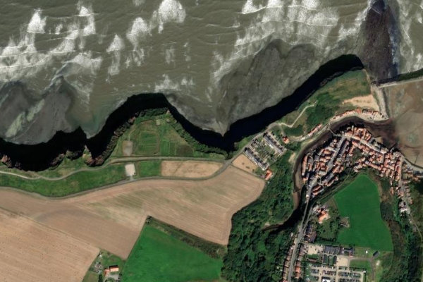 Immagine satellitare dei dintorni di Sandy Wyke