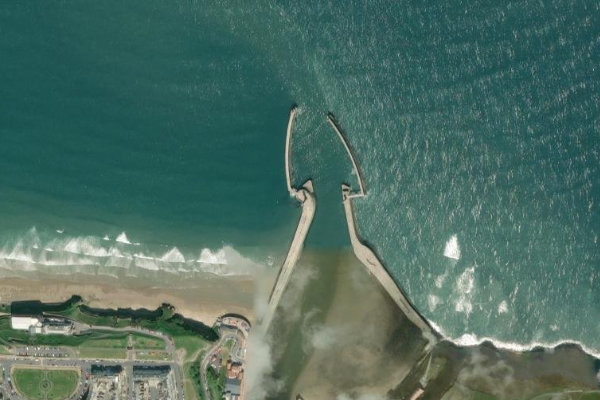 Immagine satellitare dei dintorni di West Pier