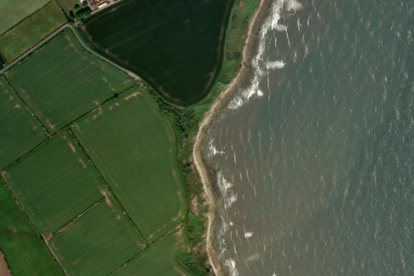 Immagine satellitare dei dintorni di Crook Ness
