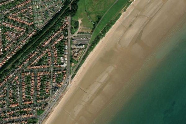 Immagine satellitare dei dintorni di North Sands (East Riding of Yorkshire)