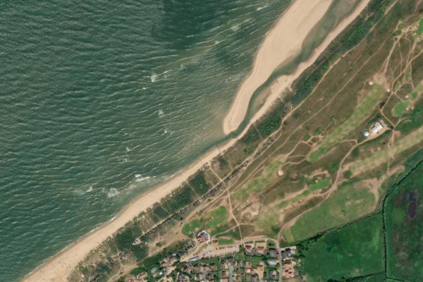 Immagine satellitare dei dintorni di Old Hunstanton Beach