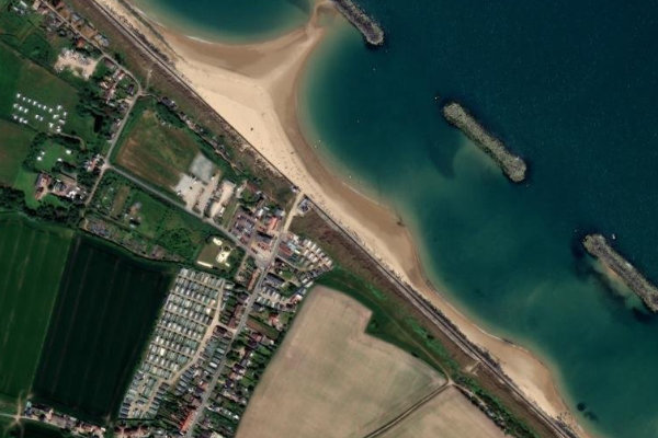 Immagine satellitare dei dintorni di Sea Palling Beach