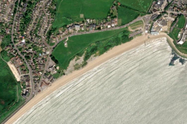 Immagine satellitare dei dintorni di Furzy Cliff