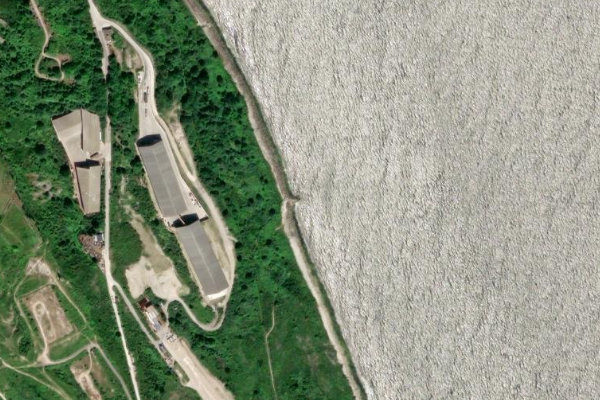 Immagine satellitare dei dintorni di King's Pier