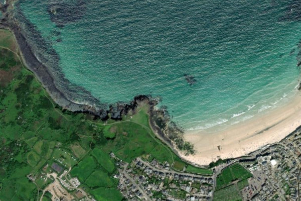 Immagine satellitare dei dintorni di Carrick Du