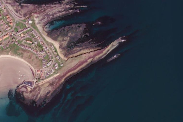 Immagine satellitare dei dintorni di Ebbe's Snook