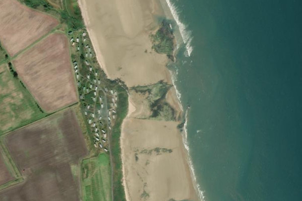 Immagine satellitare dei dintorni di Birling Carrs