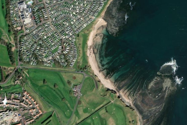 Immagine satellitare dei dintorni di Green's Haven