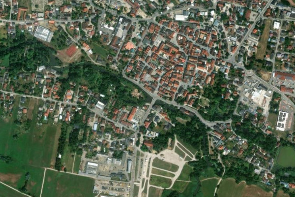 Immagine satellitare dei dintorni di Abens (Abensberg)
