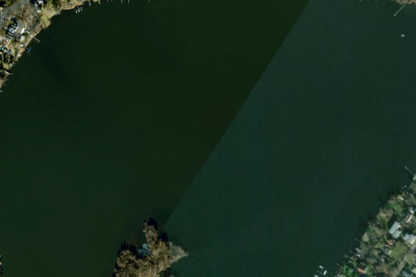 Immagine satellitare dei dintorni di Dämeritzsee
