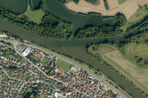 Immagine satellitare dei dintorni di Main (Bischberg)