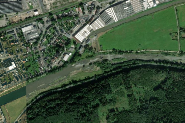 Immagine satellitare dei dintorni di Ruhr (Wickede)