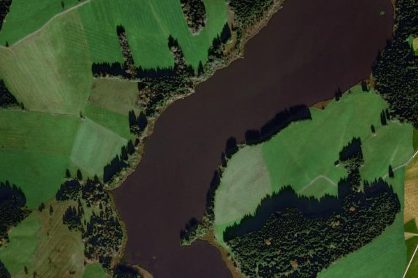 Immagine satellitare dei dintorni di Deutensee