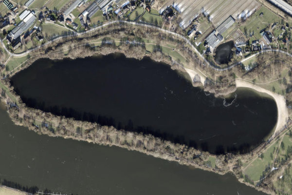 Immagine satellitare dei dintorni di Eichbaumsee