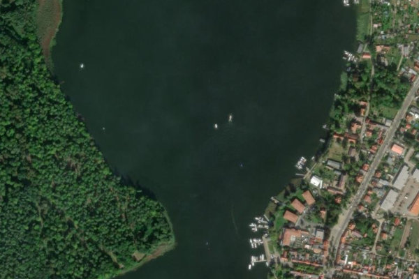 Immagine satellitare dei dintorni di Grienericksee