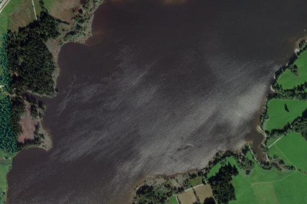 Immagine satellitare dei dintorni di Grüntensee