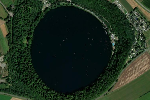 Immagine satellitare dei dintorni di Pulvermaar