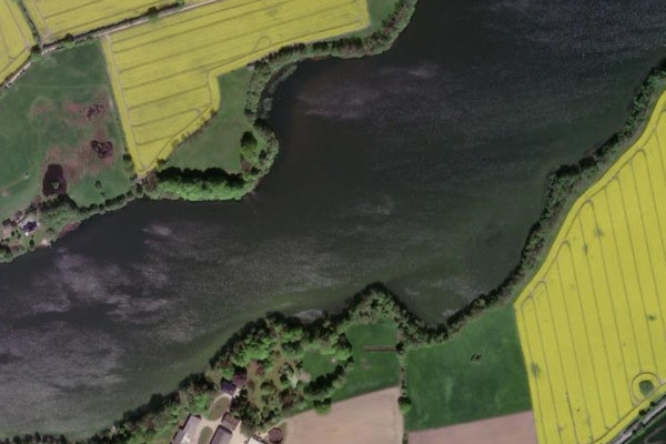 Immagine satellitare dei dintorni di Südensee (Sörup)
