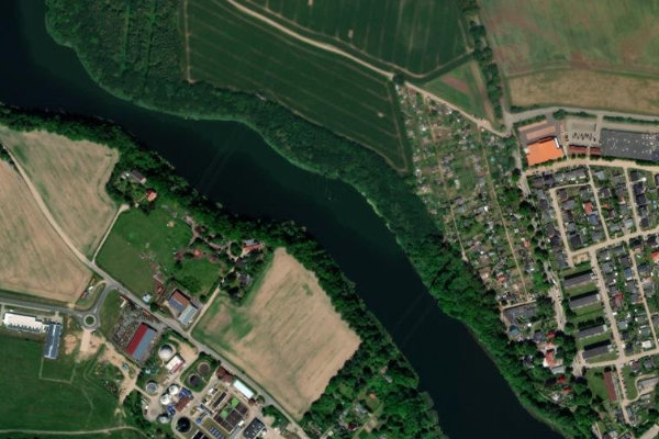 Immagine satellitare dei dintorni di Vielbecker See