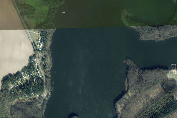 Immagine satellitare dei dintorni di Zethner See