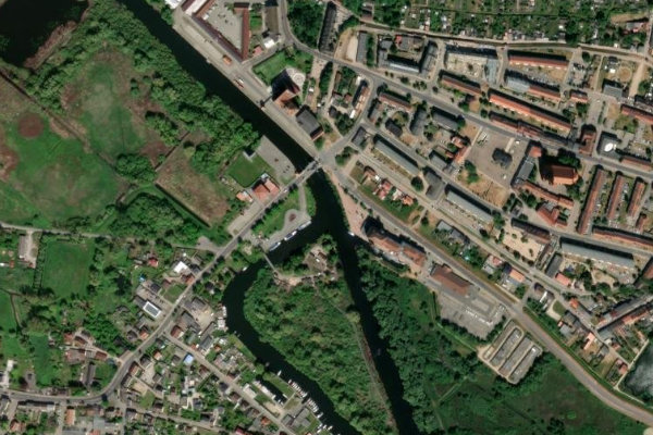 Immagine satellitare dei dintorni di Peene (Demmin)